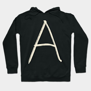 Hand Drawn Letter A Hoodie